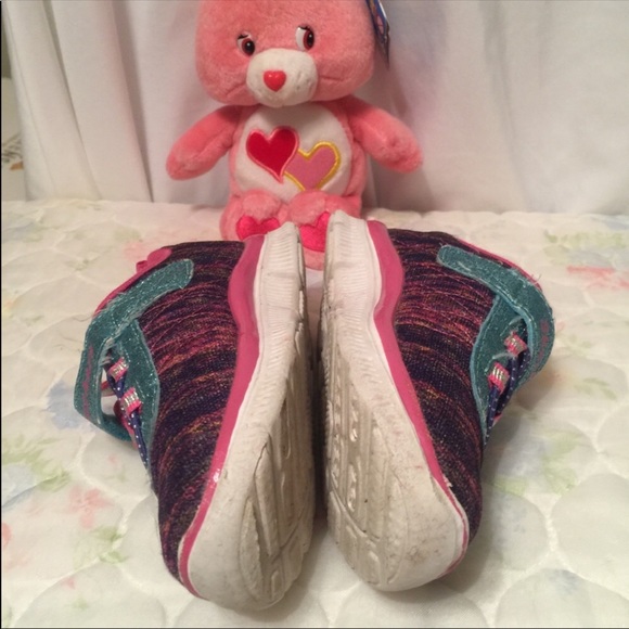 Girls Skechers Memory Foam Tennis Shoes sneakers - Picture 2 of 7